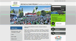 Desktop Screenshot of kulturafrenstat.cz